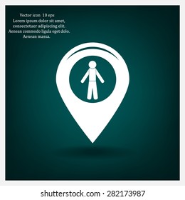 pointer web icon. vector design