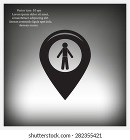 pointer web icon. vector design