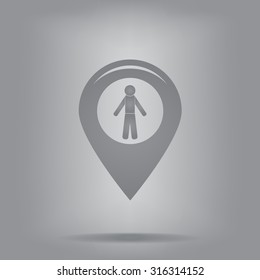 pointer web icon. vector design