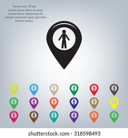 pointer web icon. vector design