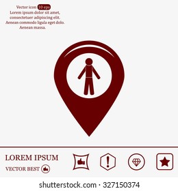 pointer web icon. vector design