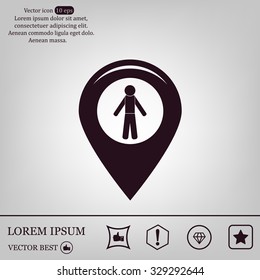 pointer web icon. vector design