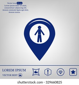 pointer web icon. vector design