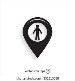 pointer web icon. vector design