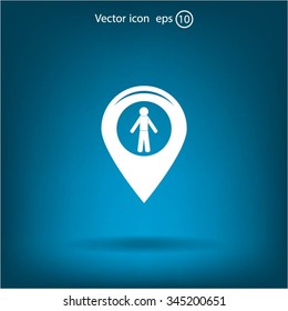 pointer web icon. vector design