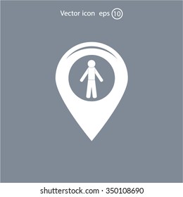 pointer web icon. vector design