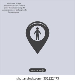 pointer web icon. vector design