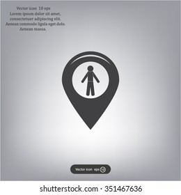 pointer web icon. vector design