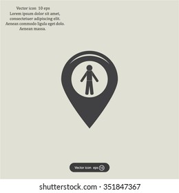 pointer web icon. vector design
