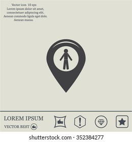 pointer web icon. vector design