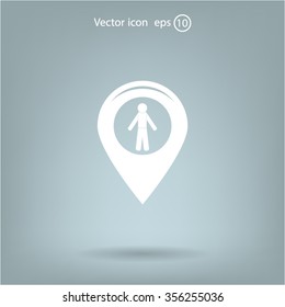 pointer web icon. vector design