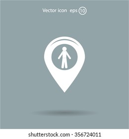 pointer web icon. vector design