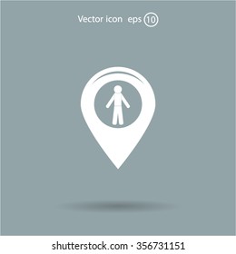 pointer web icon. vector design