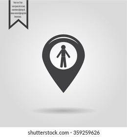 pointer web icon. vector design