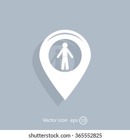 pointer web icon. vector design