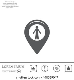 pointer web icon. vector design