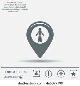 pointer web icon. vector design