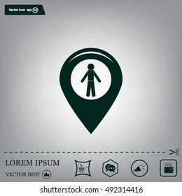 pointer web icon. vector design