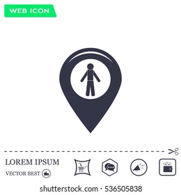 pointer web icon. vector design