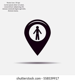 pointer web icon. vector design
