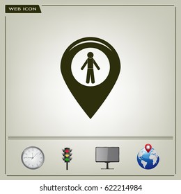 pointer web icon. vector design