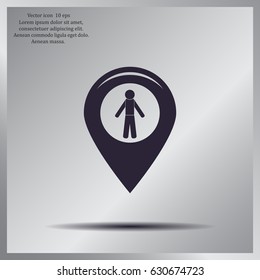 pointer web icon. vector design