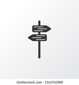 Pointers icon symbol. Premium quality isolated signpost element in trendy style.