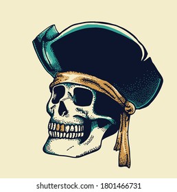 POINTILE VECTOR SEA PLANT SKULL