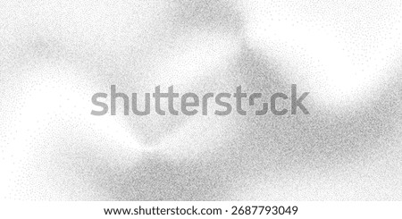 Pointillism dot texture background, dispersed stipple field with uneven density. Grainy abstract surface, monochrome speckle pattern, vector illustration