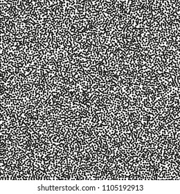 Pointillism high density seamless dots pattern. Abstract monochrome halftone. Just drop to swatches and enjoy! EPS 10