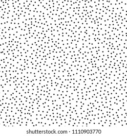 Pointillism low density seamless dots pattern. Abstract monochrome halftone. Just drop to swatches and enjoy! EPS 10