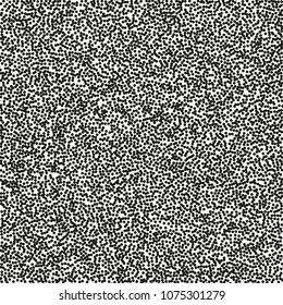 Pointillism middle density seamless dots pattern. Abstract monochrome halftone. Just drop to swatches and enjoy! EPS 10 vector file