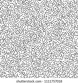 Pointillism middle density seamless dots pattern. Abstract monochrome halftone. Just drop to swatches and enjoy! EPS 10