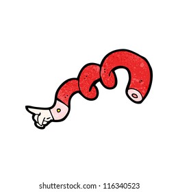 símbolo del brazo señalador