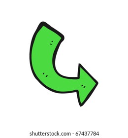 pointing arrow design element