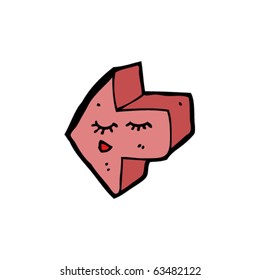 flecha hacia la derecha