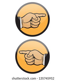 Similar Images, Stock Photos & Vectors of pointing finger or hand