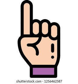 pointing finger indicate 