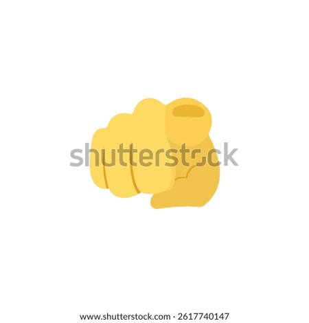 Pointing finger towards hand emoji hands illustration symbol sign 