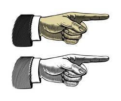 Pointing Finger (Vector Illustration)