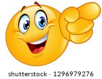 Pointing forward emoticon