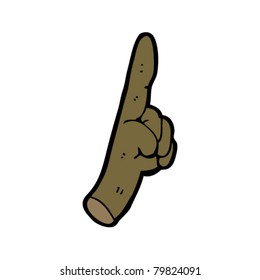 pointing hand cartoon