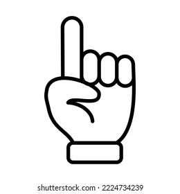 Pointing Hand, Clicker, Clicker Gesture Icon Logo Design Vector Template Illustration Sign And Symbol Pixels Perfect