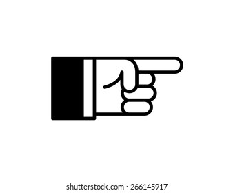 Pointing Hand Icon