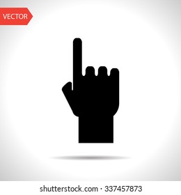 pointing hand icon