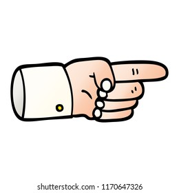 pointing hand symbol