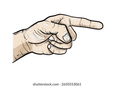 ponteiro - ilustração vetorial