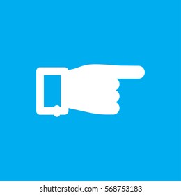 pointing icon illustration isolated vector sign symbol
