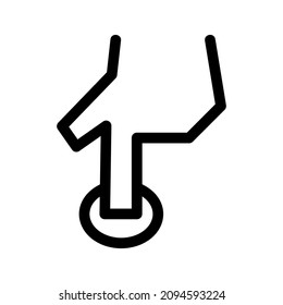 pointing icon or logo isolated sign symbol vector illustration - high quality black style vector icons
