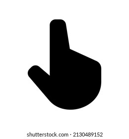 Pointing Icon Vector Symbol Design Illustration